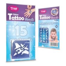 TyToo, zestaw szablonów do tatuaży, odważny, 15 elementów