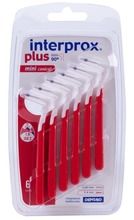Vitis, Interprox Plus, szczoteczki międzyzębowe, 1,0 mini conical, PHD, czerwone, 6 szt.