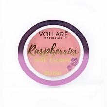 Vollare, Raspberries and Cream, róż do policzków, 02 Yummy Blush, 5g