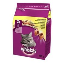 Whiskas, Senior, karma sucha dla kota, kurczak, 800 g
