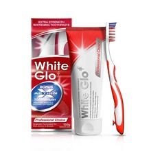 White Glo, Professional Choice, wybielająca pasta do zębów, 100 ml + szczoteczka