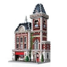 Wrebbit, Urbania, Fire station, puzzle 3D, 285 elementów