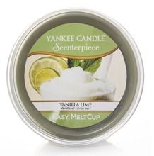 Yankee Candle, Scenterpiece Easy Melt Cup, wosk do elektrycznego kominka, Vanilla Lime, 61g