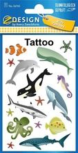 Zweckform, tatuaż, ryby morskie