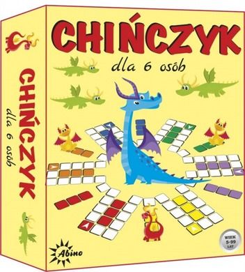 Abino, chińczyk, wersja dla 6 osób, gra familijna