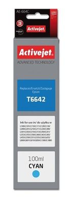 Activejet, tusz do drukarki, zamiennik Epson T6642, Supreme, 100 ml, niebieski, AE-664C