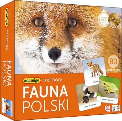 Adamigo, Memory, Fauna Polski, gra edukacyjna