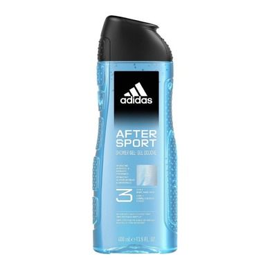 Adidas, after sport, żel do mycia 3w1 dla mężczyzn, 400 ml