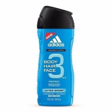 Adidas, After Sport, żel pod prysznic, 400 ml