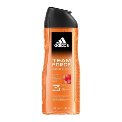 Adidas, team force, żel do mycia 3w1 dla mężczyzn, 400 ml