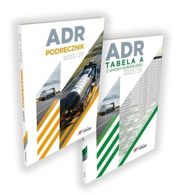 ADR 2023-2025 podręcznik + tabela A