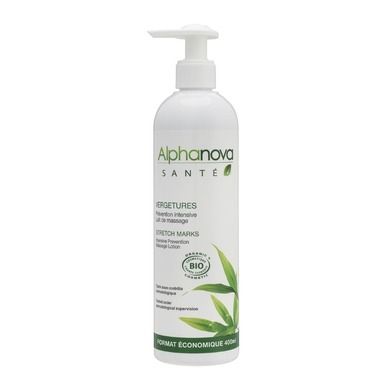 Alphanova Sante, mleczko przeciw rozstępom, buteleczka z pompką, 400 ml
