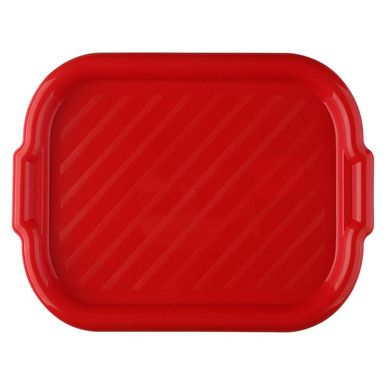 Altom Design, Bentom, taca prostokątna 39-27-2.5 cm, czerwony