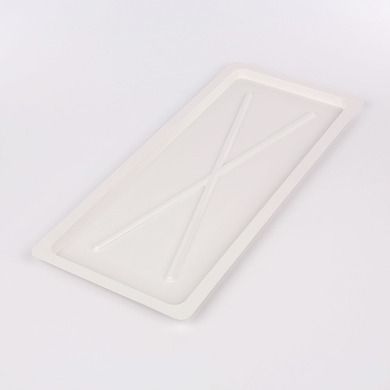Altom Design, Metpol, tacka, biała, 55-24 cm