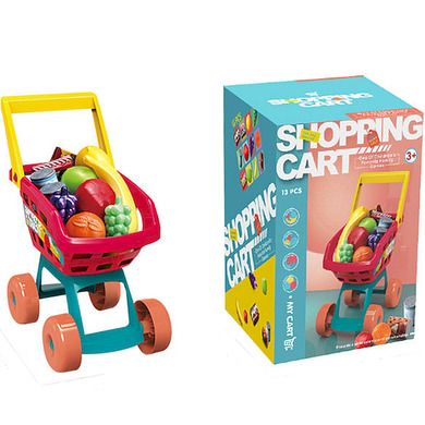 Anek dla Dzieci, wózek z zakupami, 13 elementów