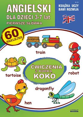 Angielski dla dzieci 24. Pierwsze słówka 3-7 lat. Ćwiczenia z kurką Koko