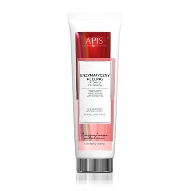 APIS, Żurawinowa Witalność, enzymatyczny peeling do twarzy z żurawiną, 100 ml