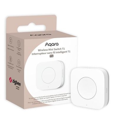 Aqara, Wireless Mini Switch T1, przełącznik bezprzewodowy, biały
