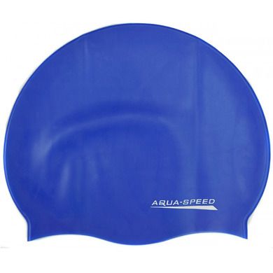 Aqua-Speed, czepek silikonowy, Mono, rozmiar senior, niebieski