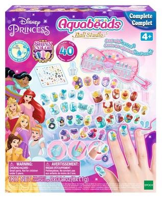 Aquabeads, Księżniczki Disneya, Nail Studio, stylizacja paznokci, zestaw kreatywny