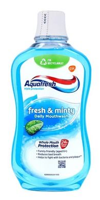 Aquafresh, płyn do płukania jamy ustnej, fresh & minty, 500 ml
