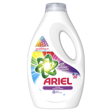 Ariel, Color Clean & Fresh, płyn do prania, 20 prań
