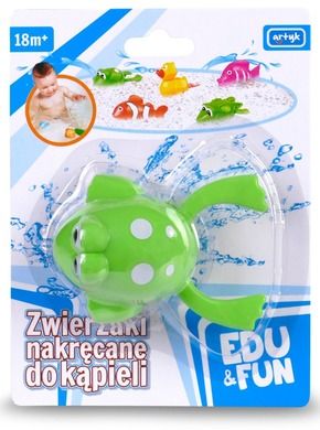 Artyk, Edu&Fun, Zielona Żabka, zabawka do kąpieli