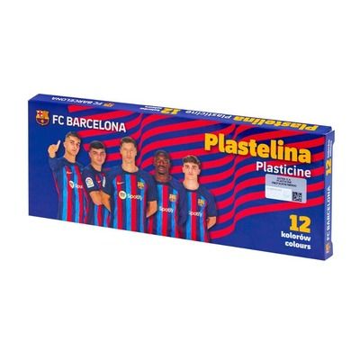 Astra, FC Barcelona, plastelina szkolna, 12 kolorów