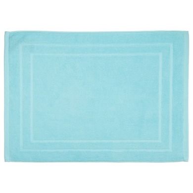 Atmosphera, dywanik łazienkowy bawełniany, 50-70 cm, turkusowy