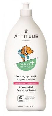 Attitude, płyn do mycia butelek i akcesoriów dziecięcych, bezzapachowy, 700 ml
