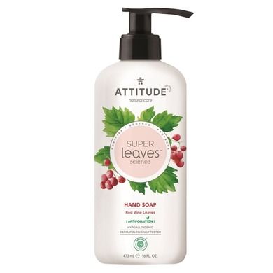 Attitude, Super Leaves, mydło do rąk, czerwone liście winogron, 473 ml