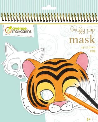 Avenue Mandarine, Graffy Pop Mask, Zwierzęta, maski do ozdabiania