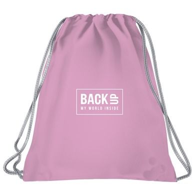 BackUp, worek sportowy, Różowy