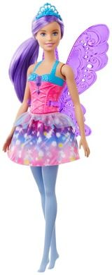 Barbie, Dreamtopia, lalka wróżka z fioletowymi włosami