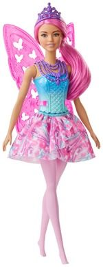 Barbie, Dreamtopia, lalka wróżka z różowymi włosami