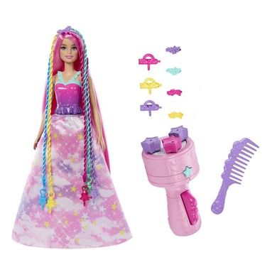 Barbie, Księżniczka, Zakręcone pasemka, lalka