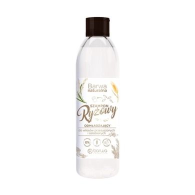 Barwa, Naturalna, ryżowy szampon do włosów przesuszonych i osłabionych, 300 ml