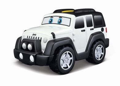 Bburago, Jeep Wrangler Unlimited, samochód z dźwiękiem, biały