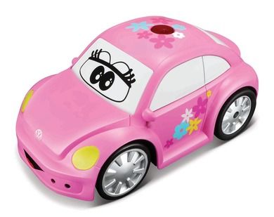 Bburago, VW Beetle, pojazd na podczerwień, różowy