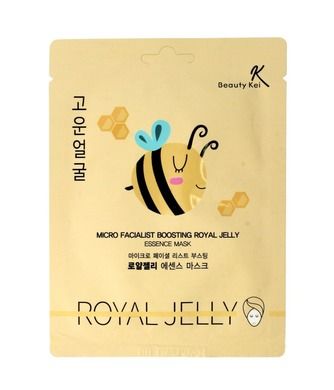 Beauty Kei, Royal Jelly, maseczka na płacie, odżywcza, 1 szt.