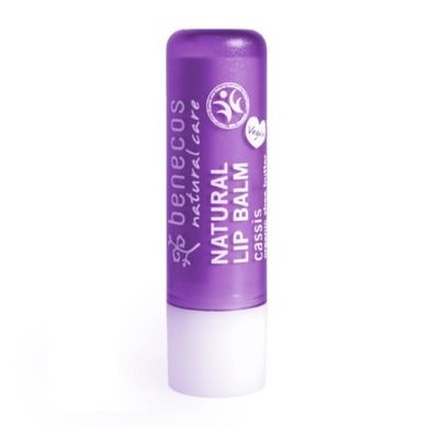 Benecos, Natural Lip Balm, naturalny balsam do ust, Czarna Porzeczka, 4.8g
