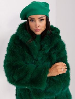 Beret damski, zielony, Italy Moda