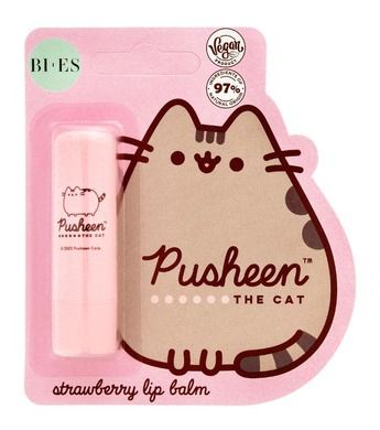 Bi-es, Pusheen the Cat, pomadka ochronna do ust, strawberry, 4g