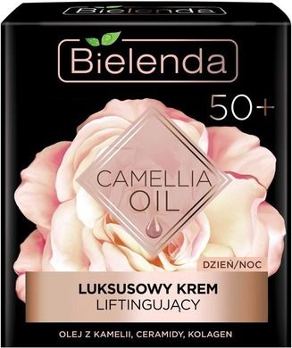 Bielenda, Camellia Oil 50+, luksusowy krem liftingujący na dzień i noc, 50 ml