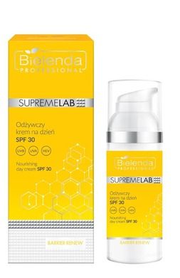 Bielenda Professional, SupremeLab Barrier Renew, odżywczy krem na dzień, SPF30