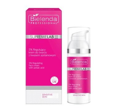 Bielenda Professional, SupremeLab Sensitive Skin 5% regulujący krem do twarzy z kwasem azelainowym, 50 ml