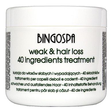 BingoSpa, kuracja do włosów, 40 aktywnych składników, 500g