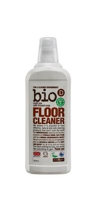 Bio-D, ekologiczny płyn do mycia podłóg z mydłem z siemienia lnianego, 750 ml