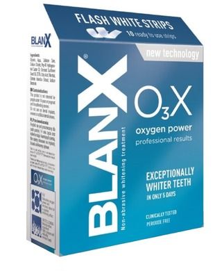 Blanx, O3X, paski wybielające z aktywnym tlenem, 10 szt.