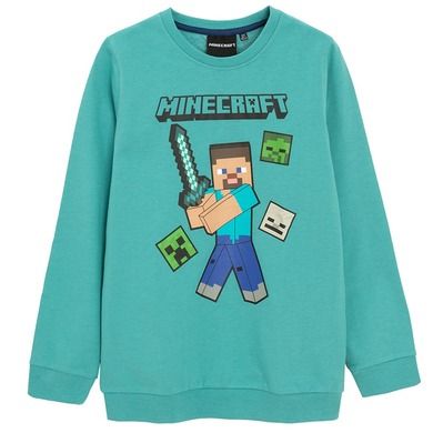 Bluza chłopięca, niebieska, Minecraft